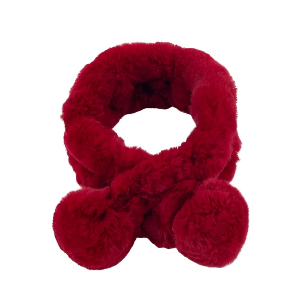 REX RABBIT LADDER SCARF - RED – Yfur